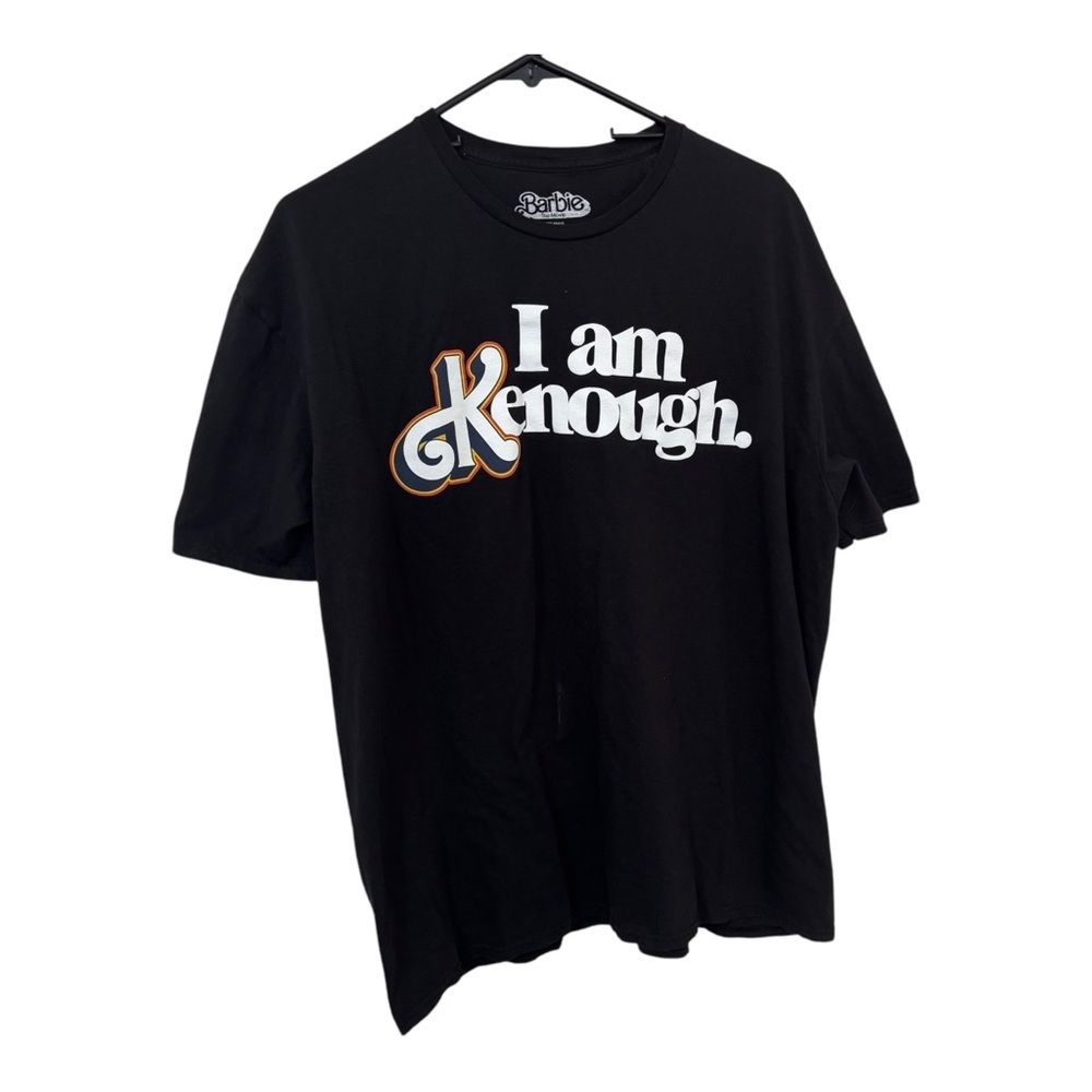Barbie ken Men's Black I am Kenough graphic tshirt size 2XL